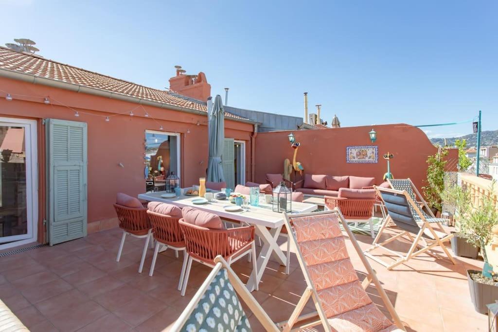 #48 Suite Jean Top Floor Terrace 5Min Walk Sea Ac Nice Extérieur photo