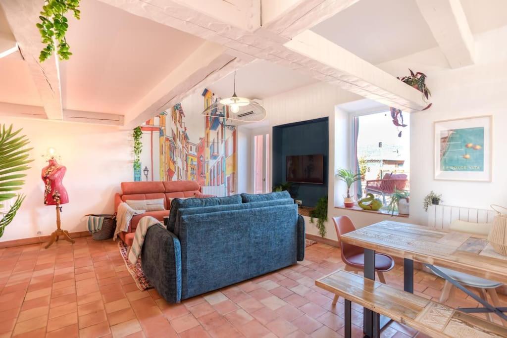 #48 Suite Jean Top Floor Terrace 5Min Walk Sea Ac Nice Extérieur photo