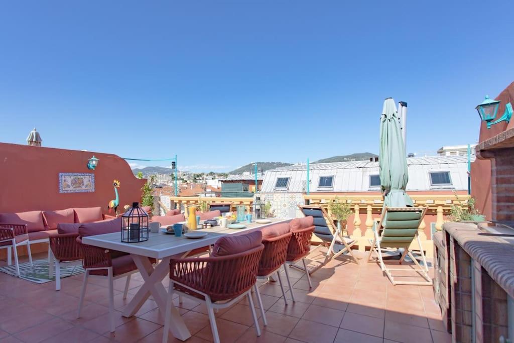 #48 Suite Jean Top Floor Terrace 5Min Walk Sea Ac Nice Extérieur photo